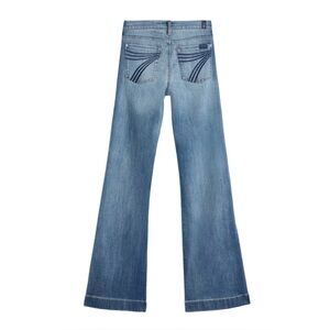 7 For All Mankind New Dojo Jeans Women’s 32 Y2K Trouser Wide Leg Flare